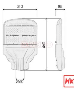 Đèn đường LED OEM Philips M13 SMD 100W - Thương hiệu HKLED