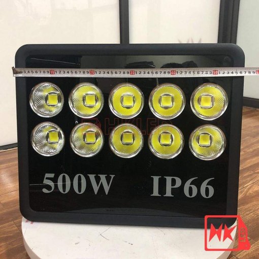 Đèn pha LED vuông 500W IP66 - Thương hiệu HKLED