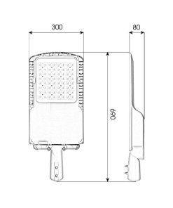 Đèn LED đường phố M22 - 250W