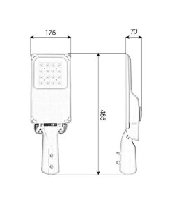 Đèn LED đường phố M22 - 50W